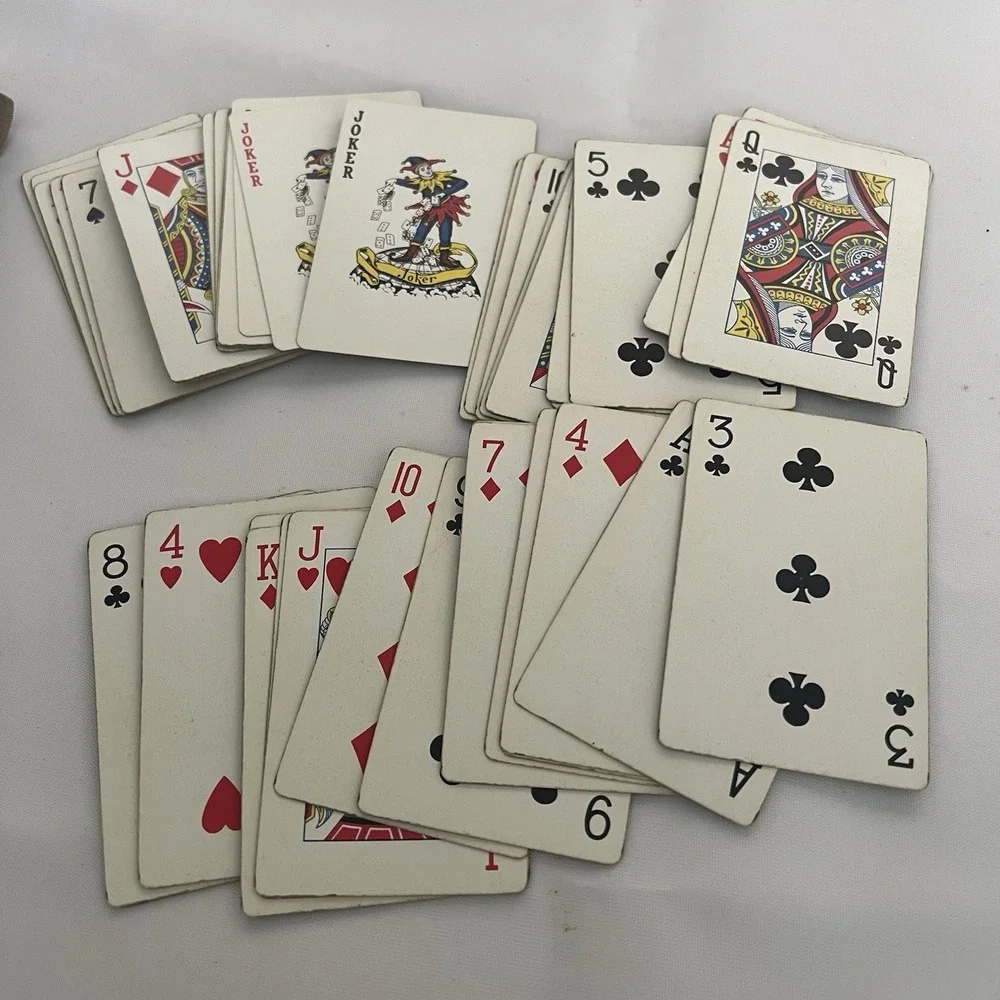 Drueke Playing Cards Made In Belgium Vintage Carta Mundi Complete Deck Rare